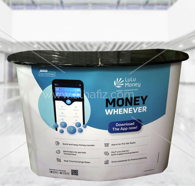 Personalized Exhibition Front Desk Counter