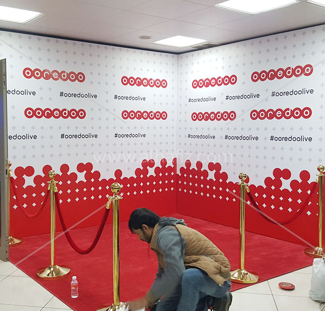 Exhibition Booth Promotional Graphics 