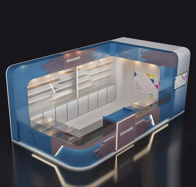 Linear Exhibition Booth