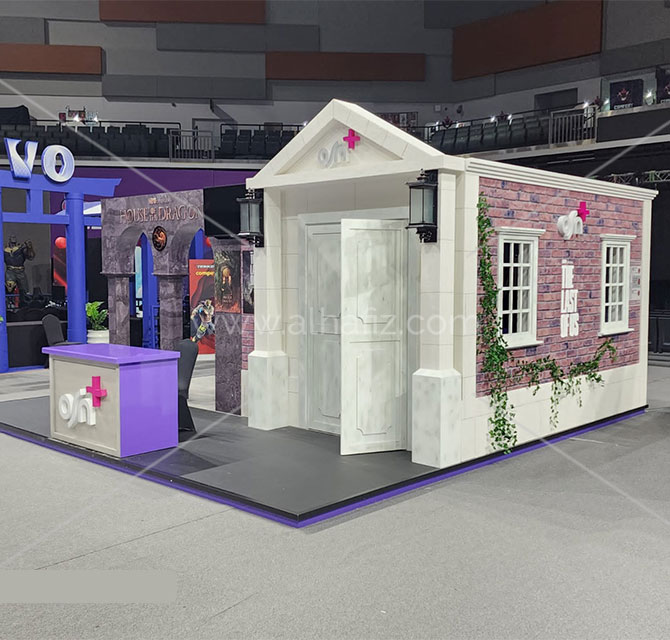 Large size custom made Home style booth