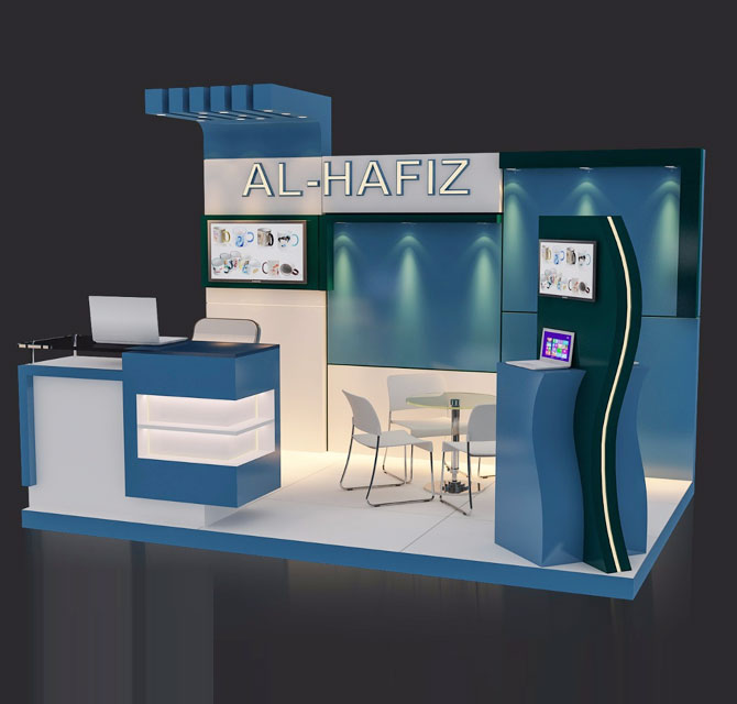 Linear Exhibition Booth
