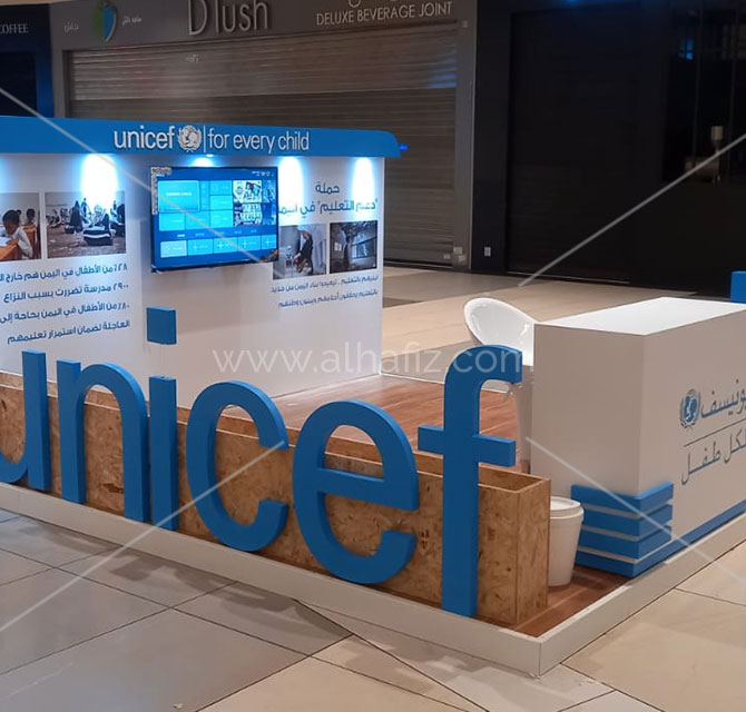 Backlit booth displays