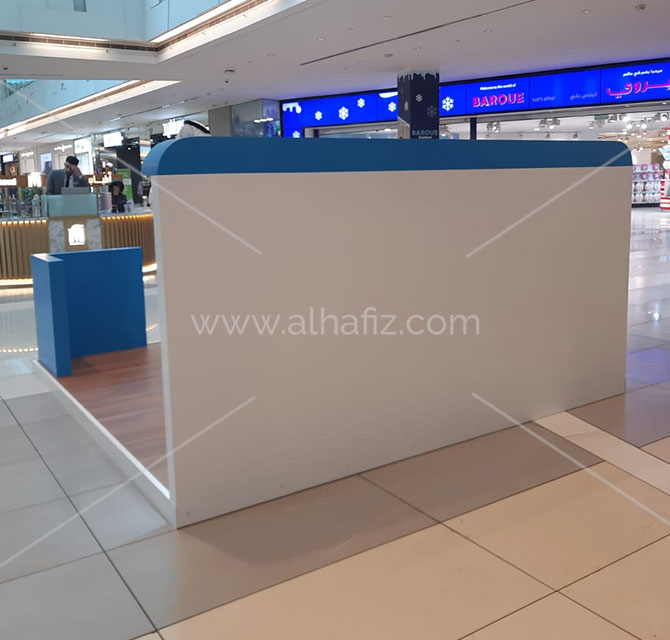 Backlit booth displays