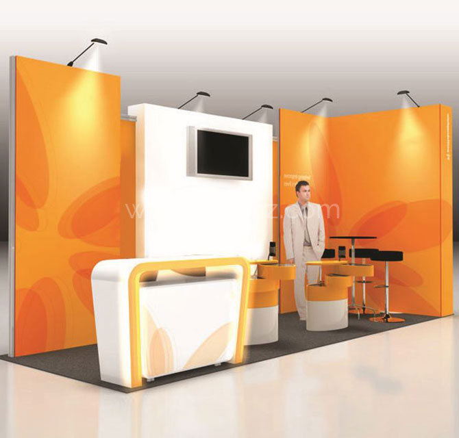 Interactive exhibition booth