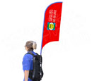 Custom High Quality Backpack Flag Banner