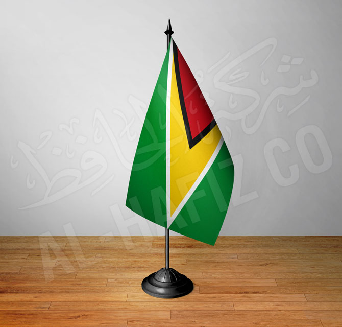 Table Flag Guyana 