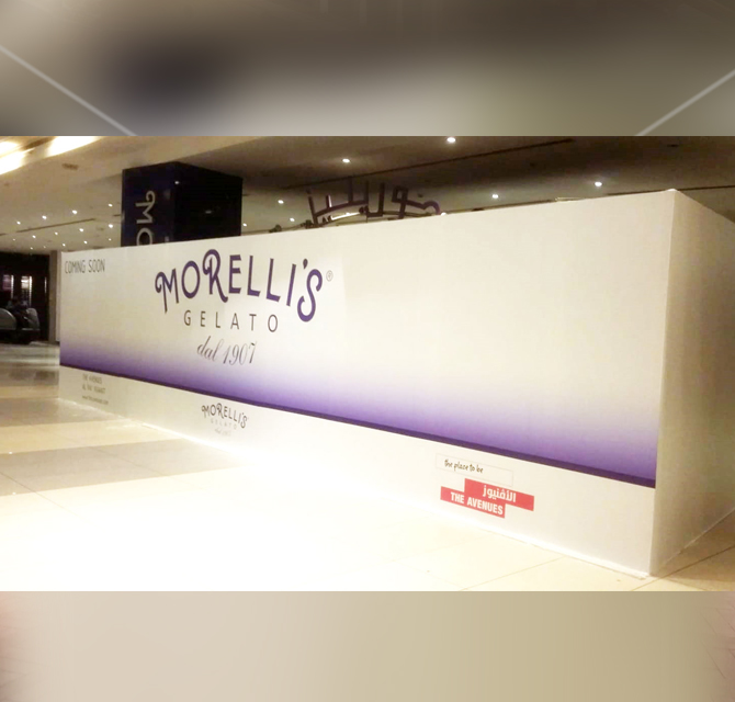 Company Name and Logo Hoarding Signage 