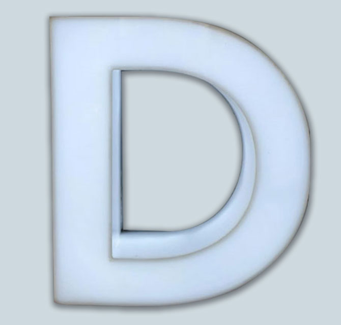 Acrylic Sign Letter - Full Lit