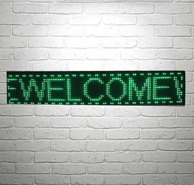 Led Advertisement Display - Green
