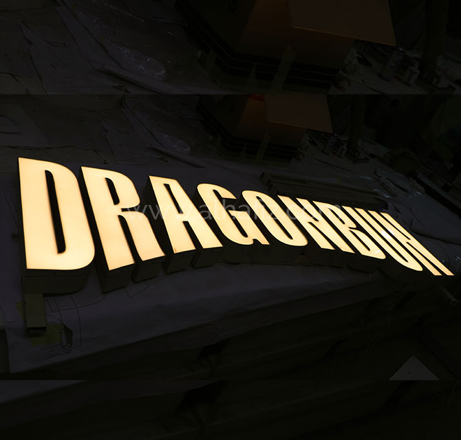3d Front lit Led channel letter