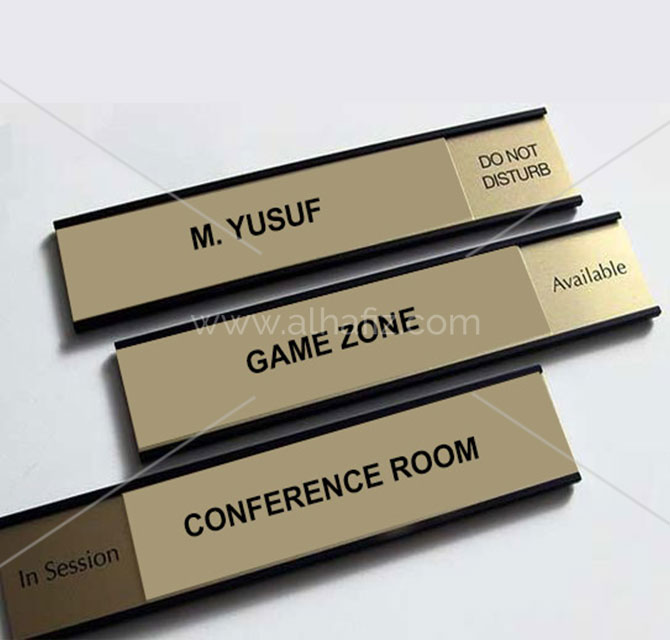 Name Badge Office Modular Sign