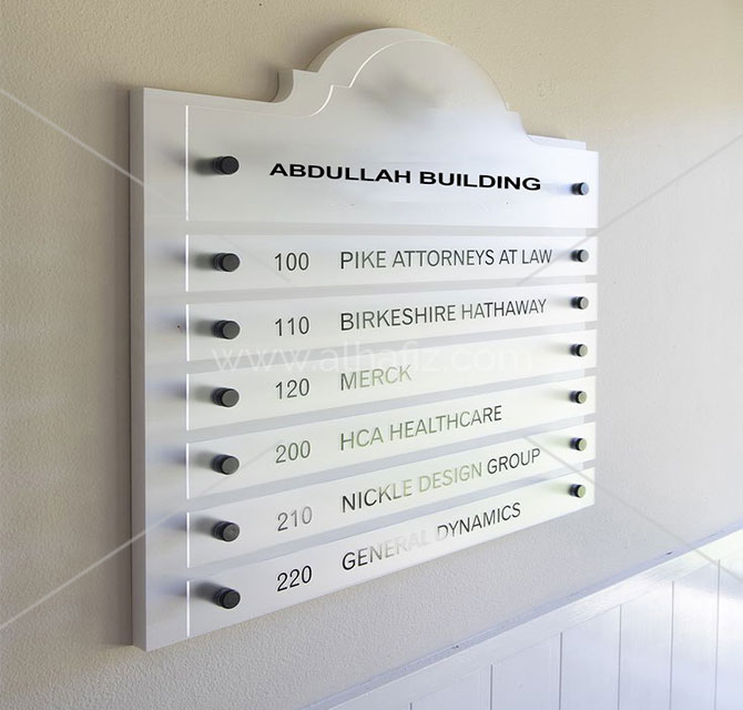 Modular Interior Signage