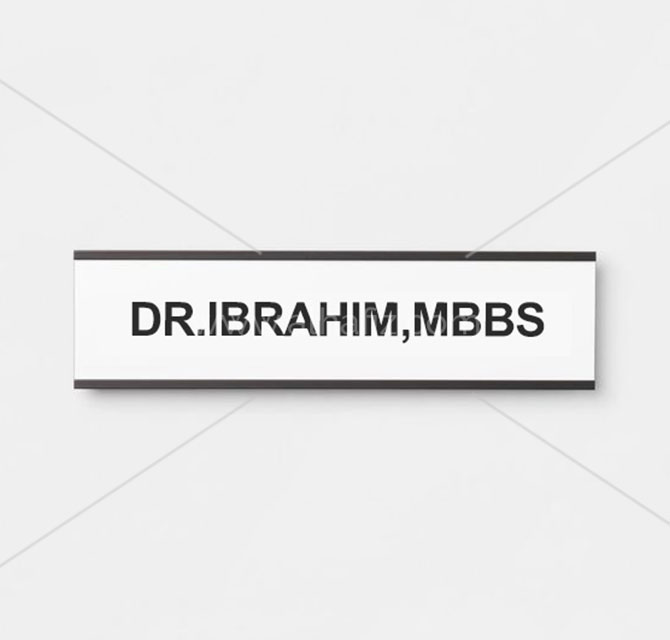 Name Printed Modular Sign