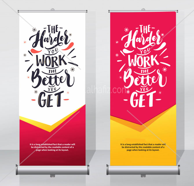 Quote Rollup banners printing