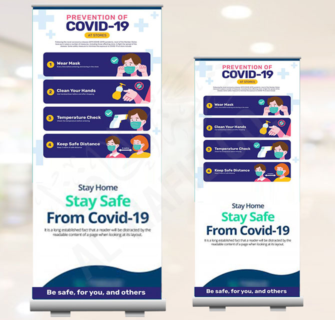 Positive Message Rollup banners printing