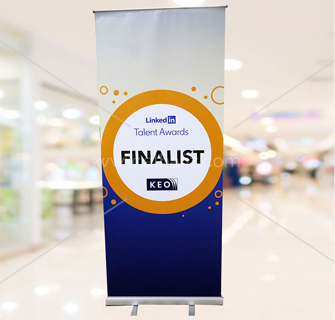 Custom Rollup banners with Stand 