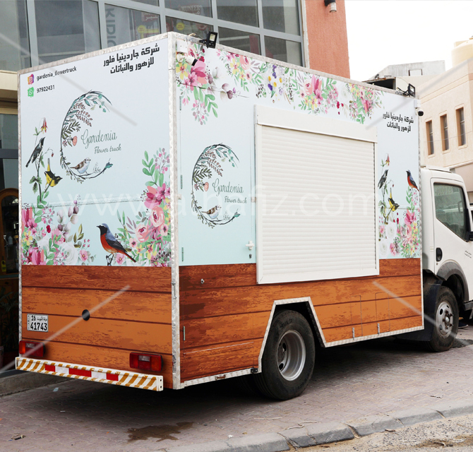 Truck side graphics