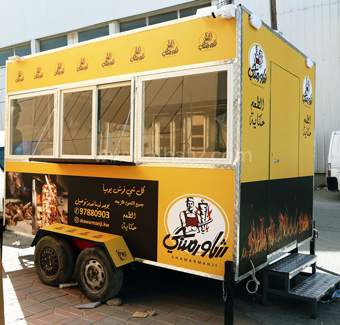 Fast Food Delivery vehicle Branding 