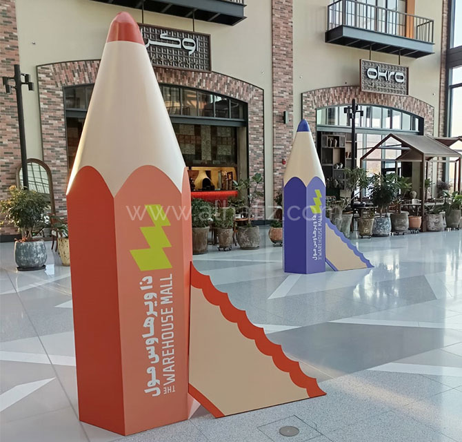 3D Large-size Polystyrene pencil 