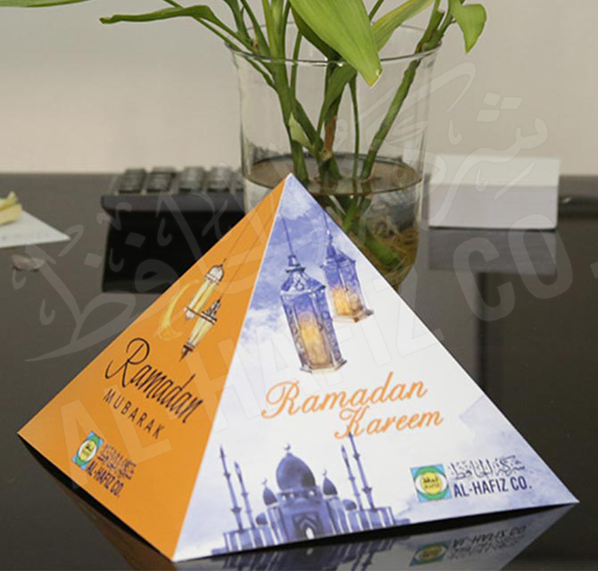 Pyramid Shaped Paper Table Decor