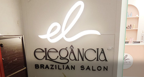 Front Lit & Acrylic Cutout Sign 