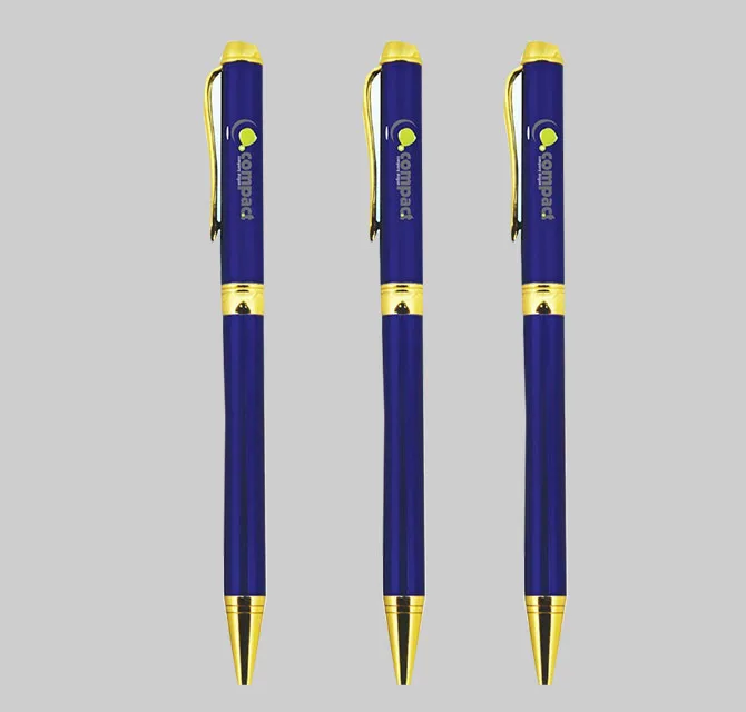 Metal Pen - Slim Blue