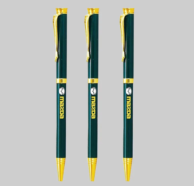Metal Pen - Slim Green