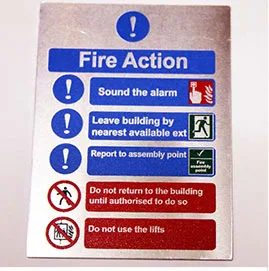 Customized Metal Safety Sign