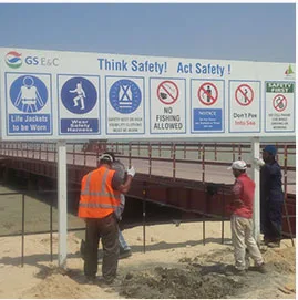 Safety Signage - Deep Water Construction