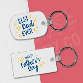 Happy Fathers Day Keychain