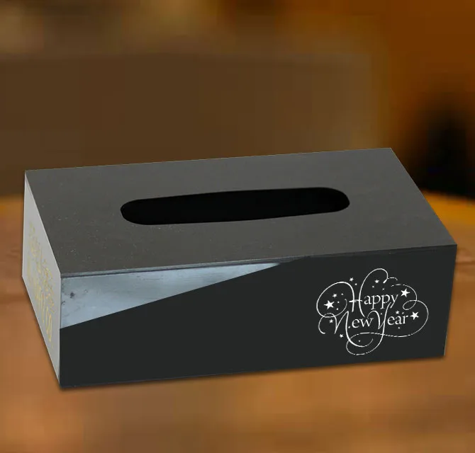 New Year Tissue Box