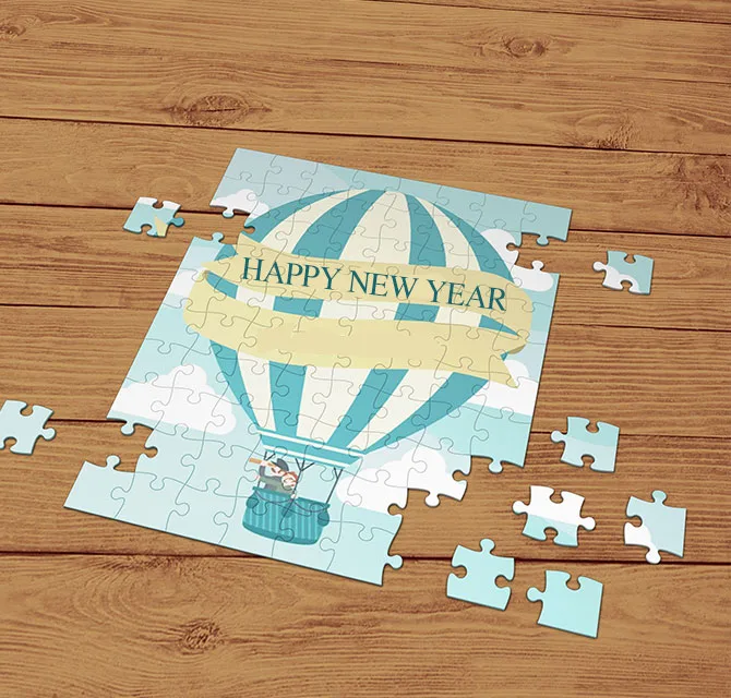 New Year Puzzle Making 