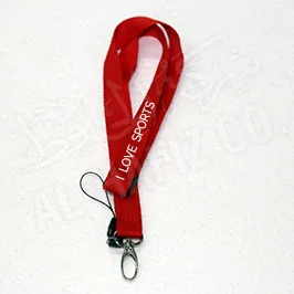 Customized Red Lanyard
