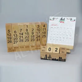 Table Wooden Calendars 