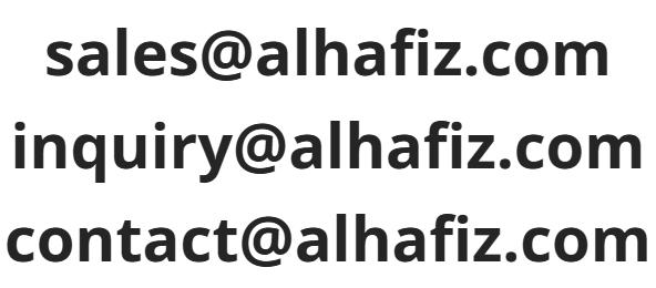 sales@alhafiz.com, inquiry@alhafiz.com, contact@alhafiz.com