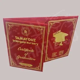 Double-fold Certificate Holder