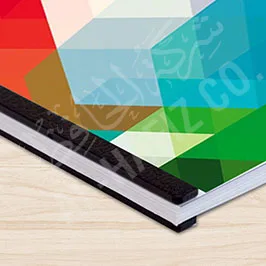 Strip Binding with Black Spine Strip Strip Binding with Black Spine Strip