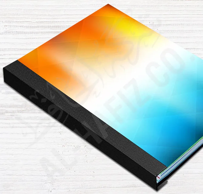 Strip Binding with Gradient Printed Cover