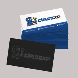 Full Color Printed Business Cards Large Class
