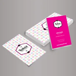 Full Color Printed Business Cards Vertical