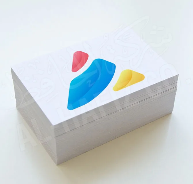 Premium White Business Cards Printing - Al-Hafiz Kuwait