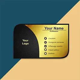 Luxury royal black and gold business card Luxury royal black and gold business card