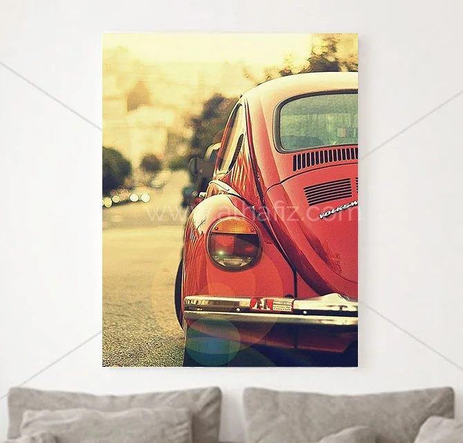 Classic Car Canvas Wall Print - Al-Hafiz Kuwait