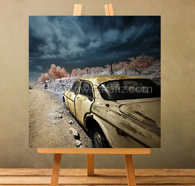 Vintage Car Photo Canvas Print
