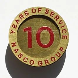 DTF Printed Years of Service Medal