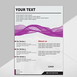 Blank Business Posters Pattern Flyer Template