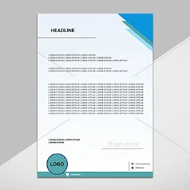 Corporate letterhead Template