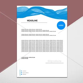 Event Planning & Entertainment Letterhead 