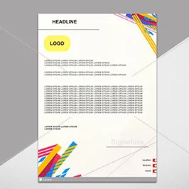Traditional Letterhead template 