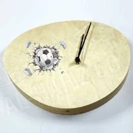 Photo Sticking on Wooden Wall Clock